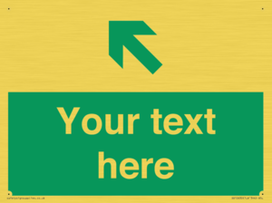 Custom Safe condition: Green Up left arrow